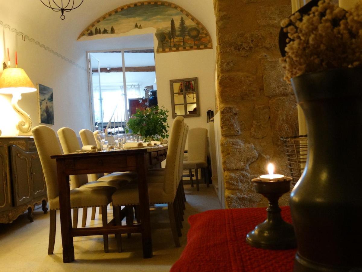 Un Patio En Luberon Acomodação com café da manhã Ansouis Exterior foto